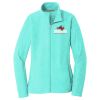 Women's Heather Microfleece Full Zip Jacket Thumbnail